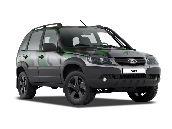 Lada Niva Off-road Камуфляж полоски комбинированный 